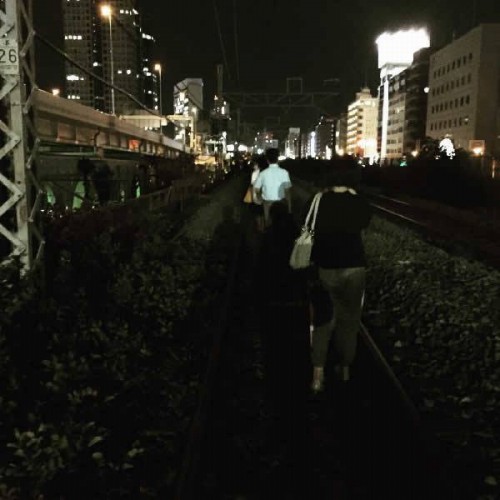 「しょーき」が京浜東北線で架線断線を発生させた際の画像